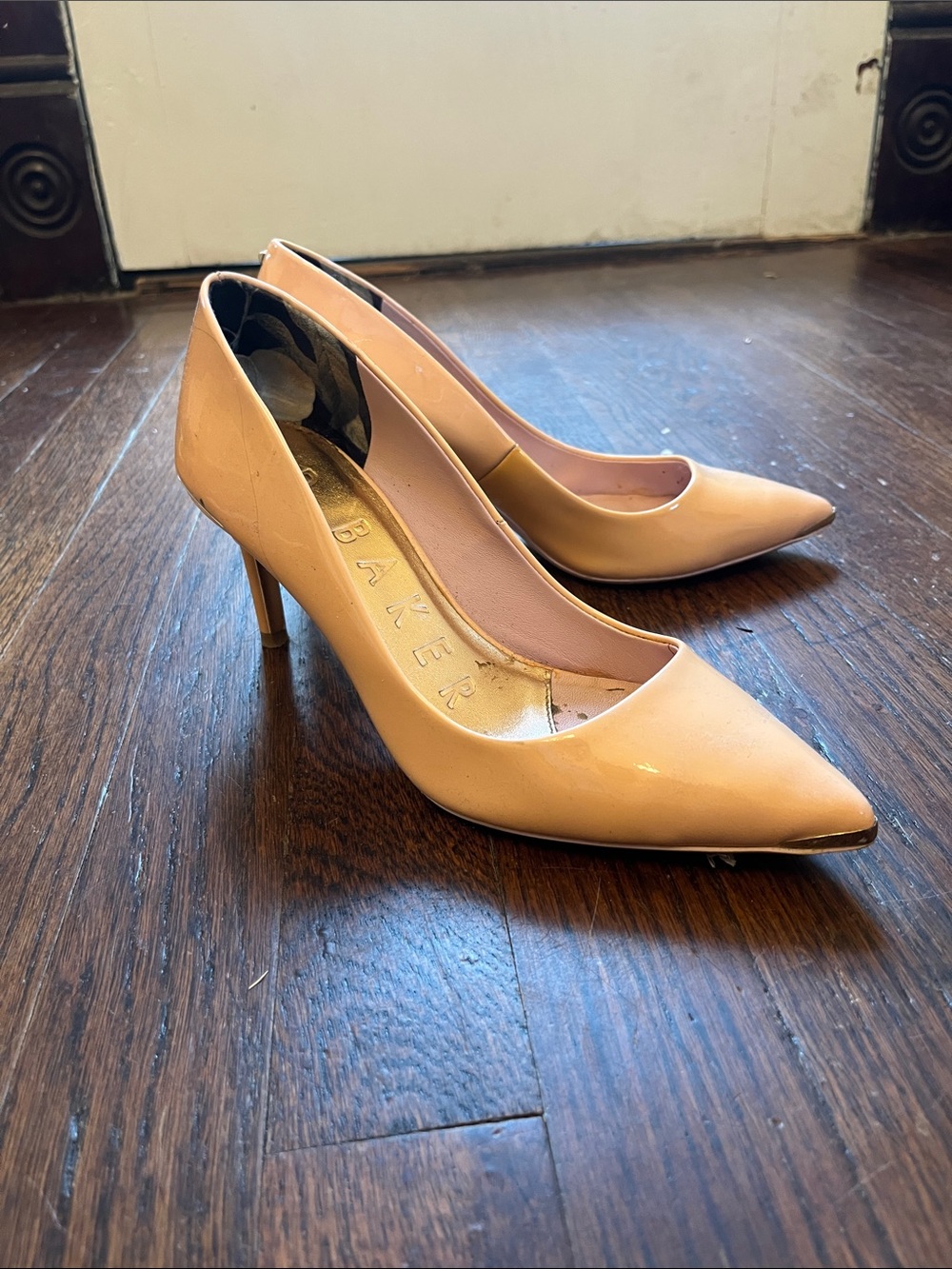 Bakers Blush Patent Pointed-Toe Pumps